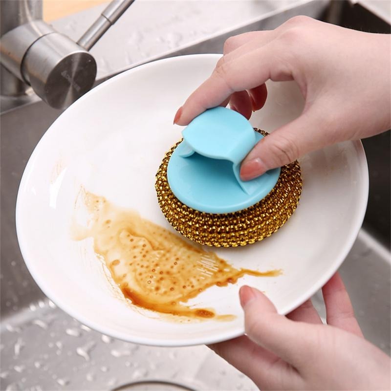 Non-Slip Dish Scrubber for Pots & Pans