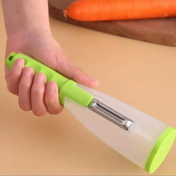 2-in-1 Vegetable & Fruit Peeler with Waste Collector