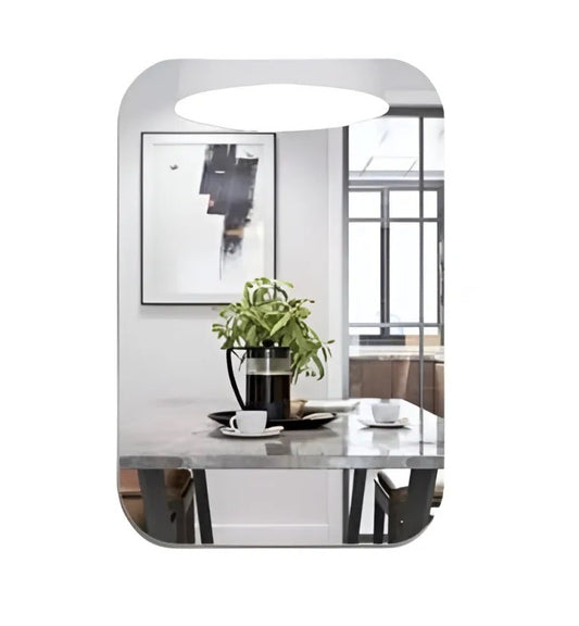 Self-Adhesive Sticky Mirror – Lightweight Acrylic Wall Mirror Sheet for Home & Office Decor