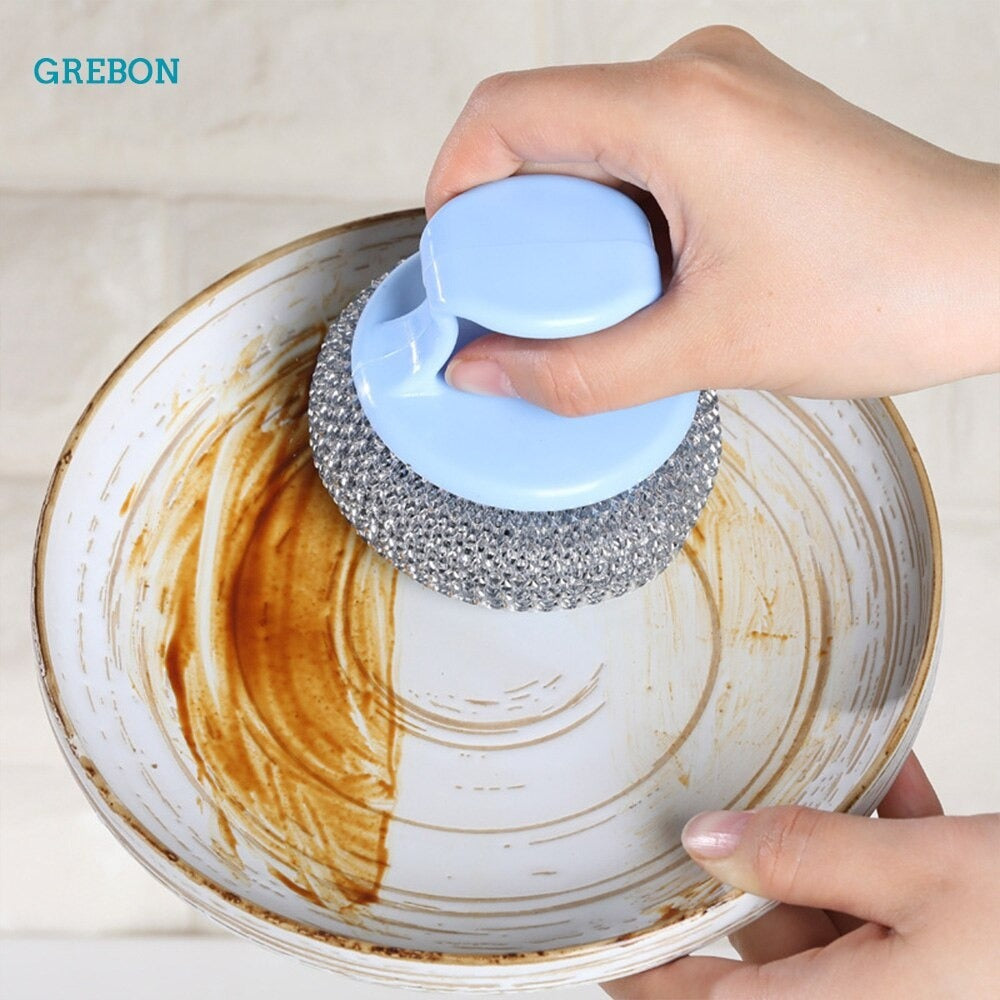 Non-Slip Dish Scrubber for Pots & Pans