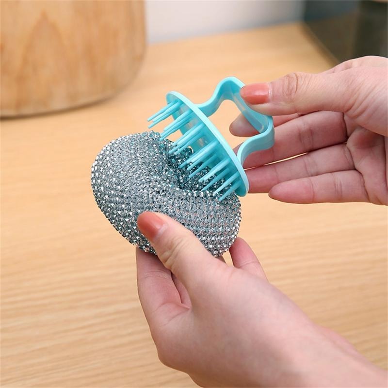 Non-Slip Dish Scrubber for Pots & Pans