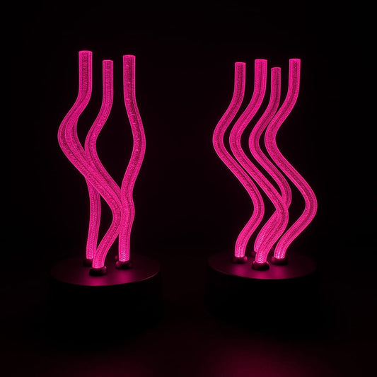 Wave Flow LED Lamp – Modern Multi-Colour Light for Home Decor