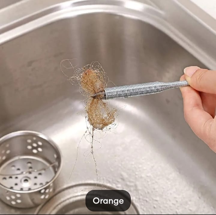 Drain Pipe Cleaner – Flexible Four-Claw Grabber Tool for Clogged Sinks & Drains
