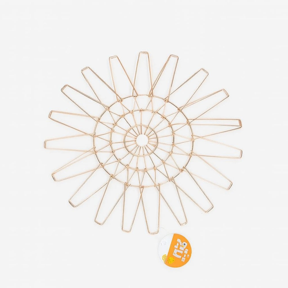 5-in-1 Magic Folding Metal Basket – Shape-Changing Golden Fruit & Snack Bowl