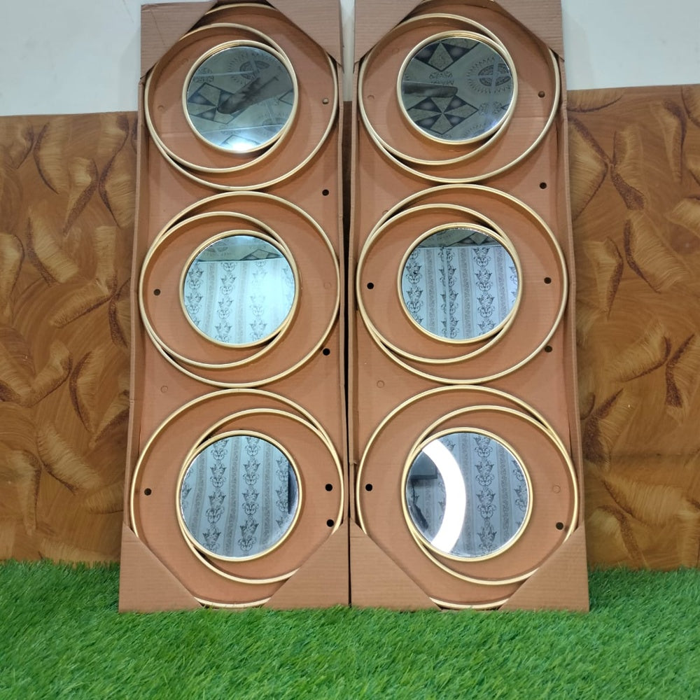 Modern Nest 3-Piece Round Wall Mirror Set | Decorative Wall Mirrors for Home Decor