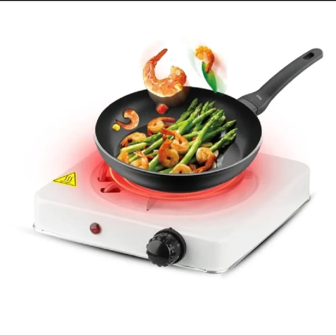 RAF Electric Stove 1000W (Adjustable Power) – Fast Heating Single Burner | Portable Electric Hot Plate for Home & Travel