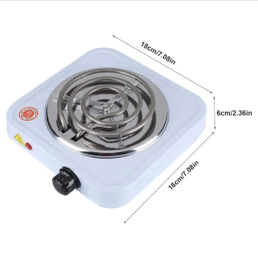 RAF Electric Stove 1000W (Adjustable Power) – Fast Heating Single Burner | Portable Electric Hot Plate for Home & Travel