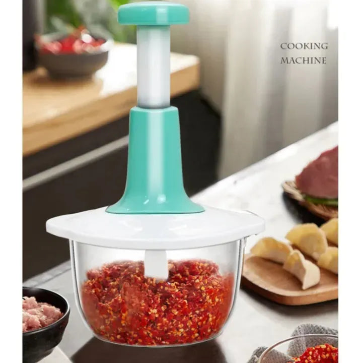 Manual Hand Push Food Chopper