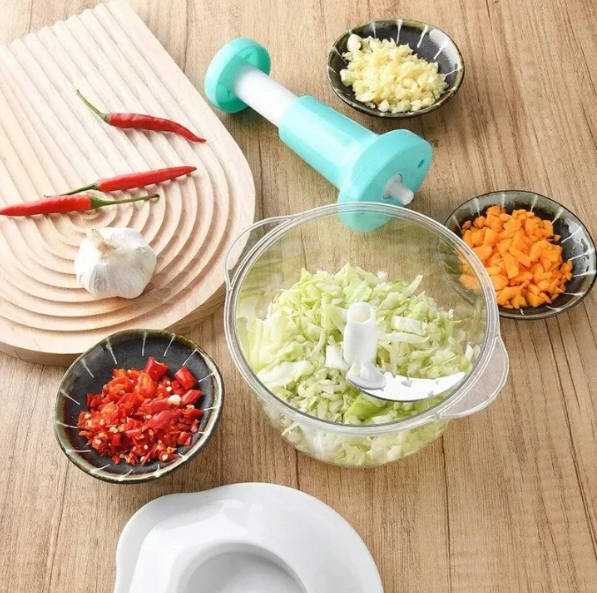 Manual Hand Push Food Chopper
