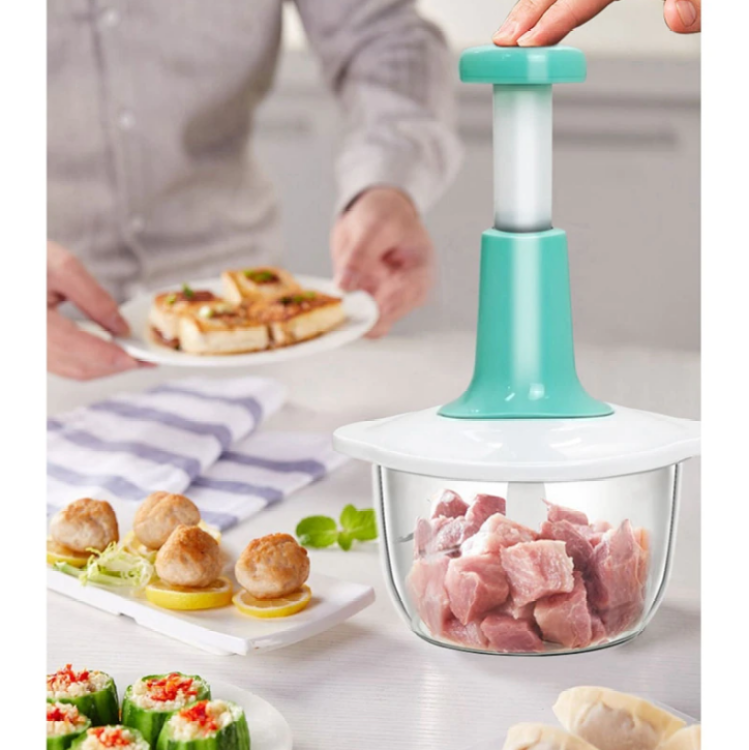 Manual Hand Push Food Chopper